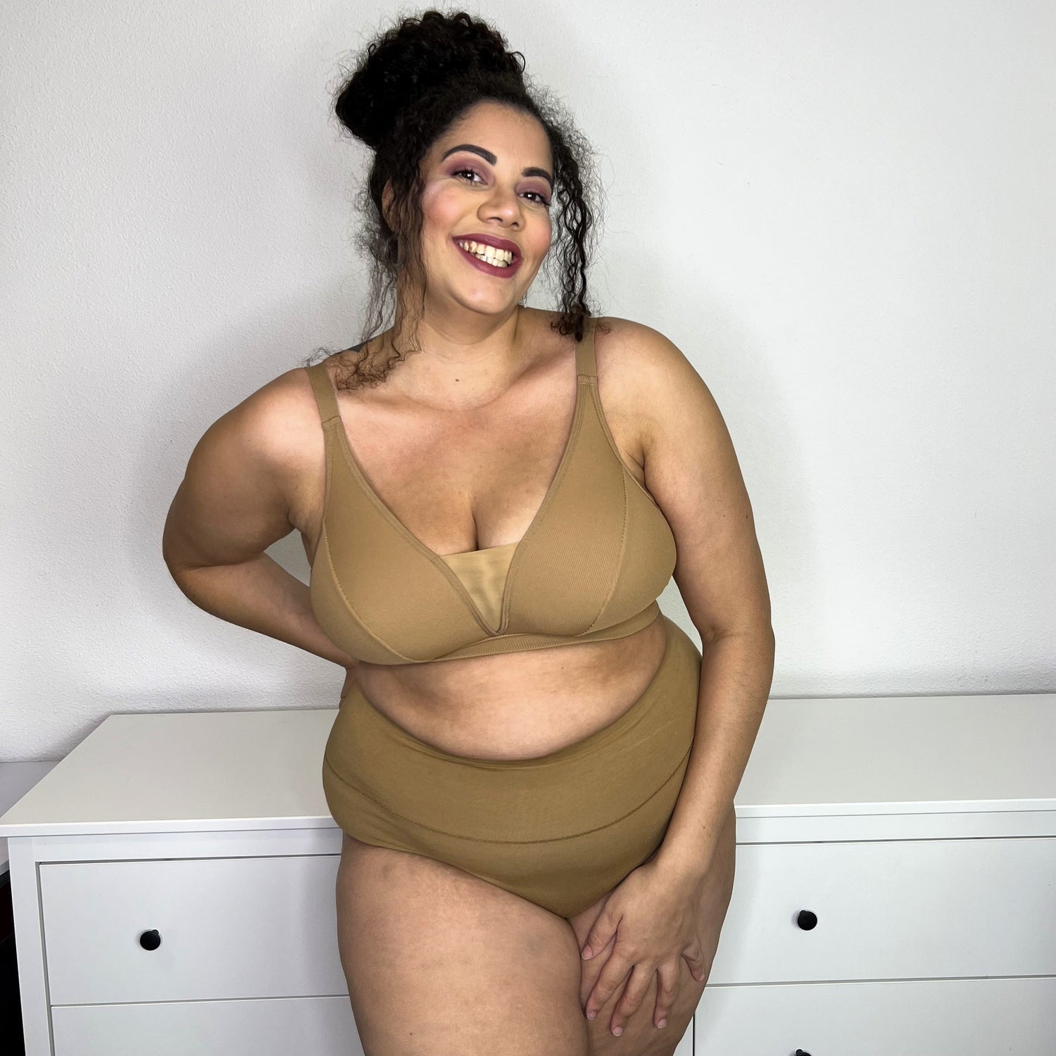 Full Cup Bra - Caramel