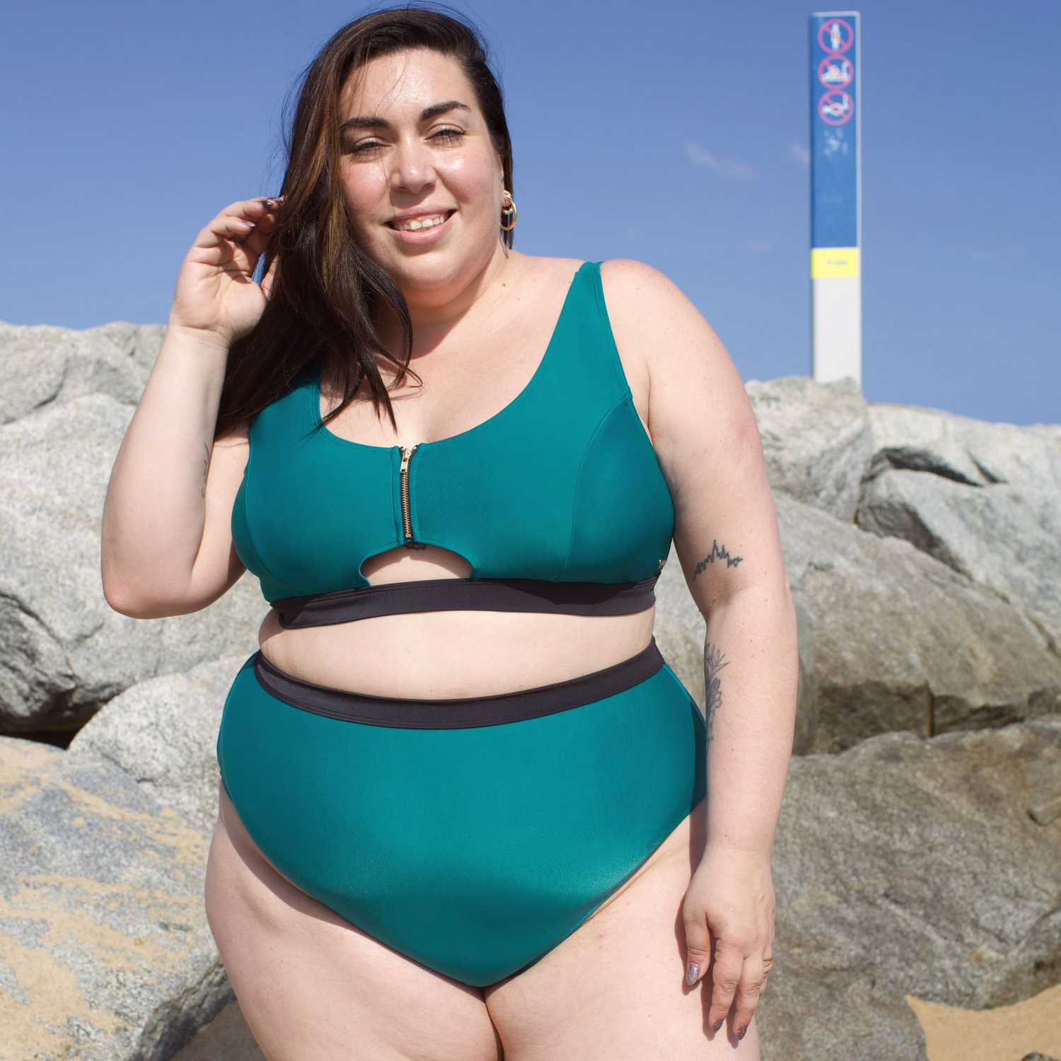 Hasta La Vista Bikini Bottoms - Teal