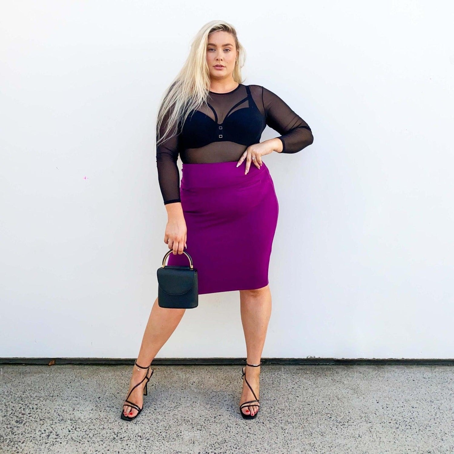 Pencil Skirt - Oh my! Figgy Pudding - Test UK